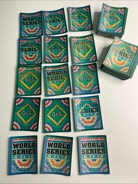 1991 World Series Trivia Q&A Trading Card Game - 60+ (Mini)